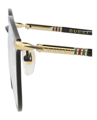 Gucci Gucci Womens Round/Oval Black Black Transparent Fashion Designer Eyewear