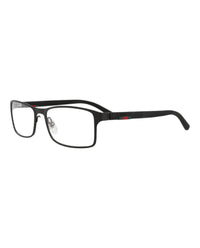 Gucci Mens Square/Rectangle Black Black Transparent Fashion Designer Eyewear