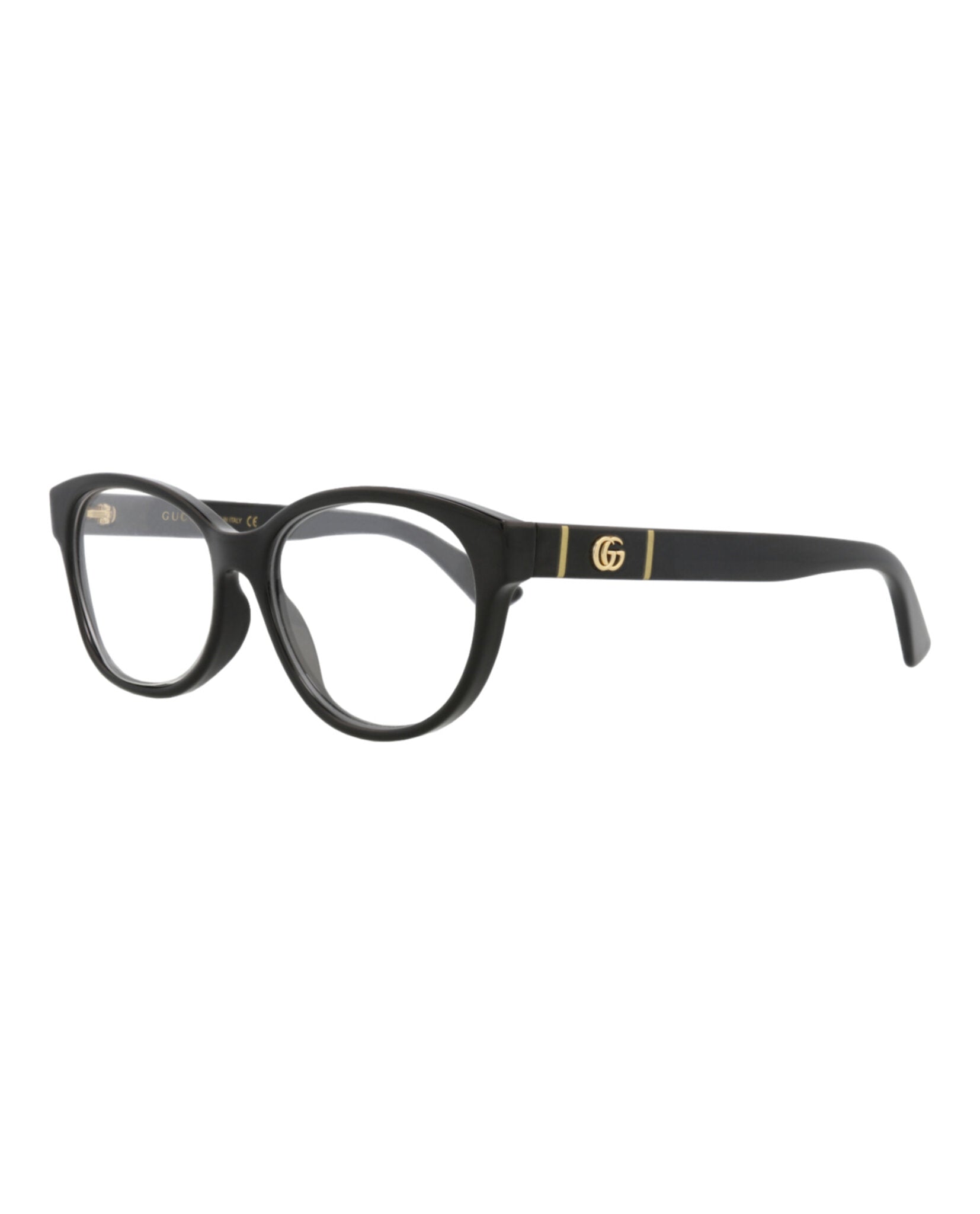 Gucci Gucci Womens Cat Eye Black Black Transparent Fashion Designer Eyewear