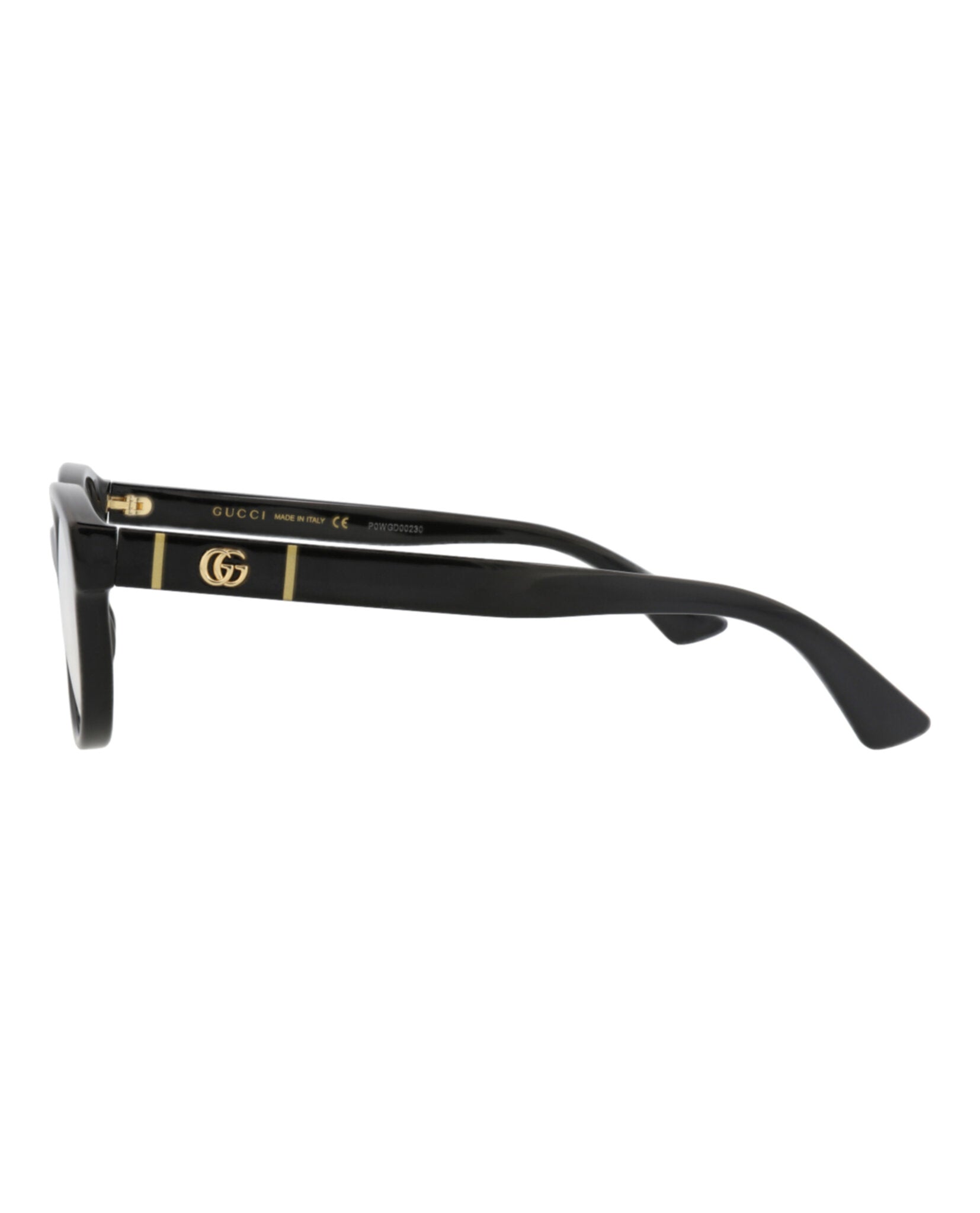 Gucci Gucci Womens Cat Eye Black Black Transparent Fashion Designer Eyewear