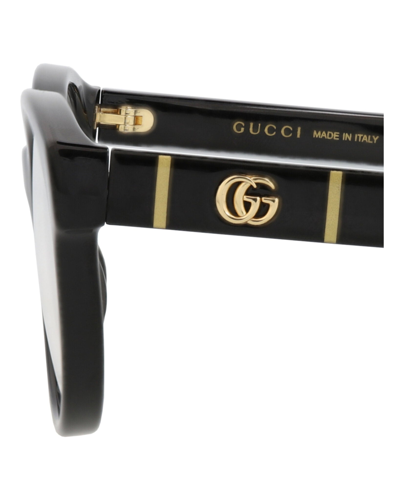 Gucci Gucci Womens Cat Eye Black Black Transparent Fashion Designer Eyewear