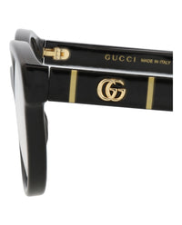 Gucci Gucci Womens Cat Eye Black Black Transparent Fashion Designer Eyewear