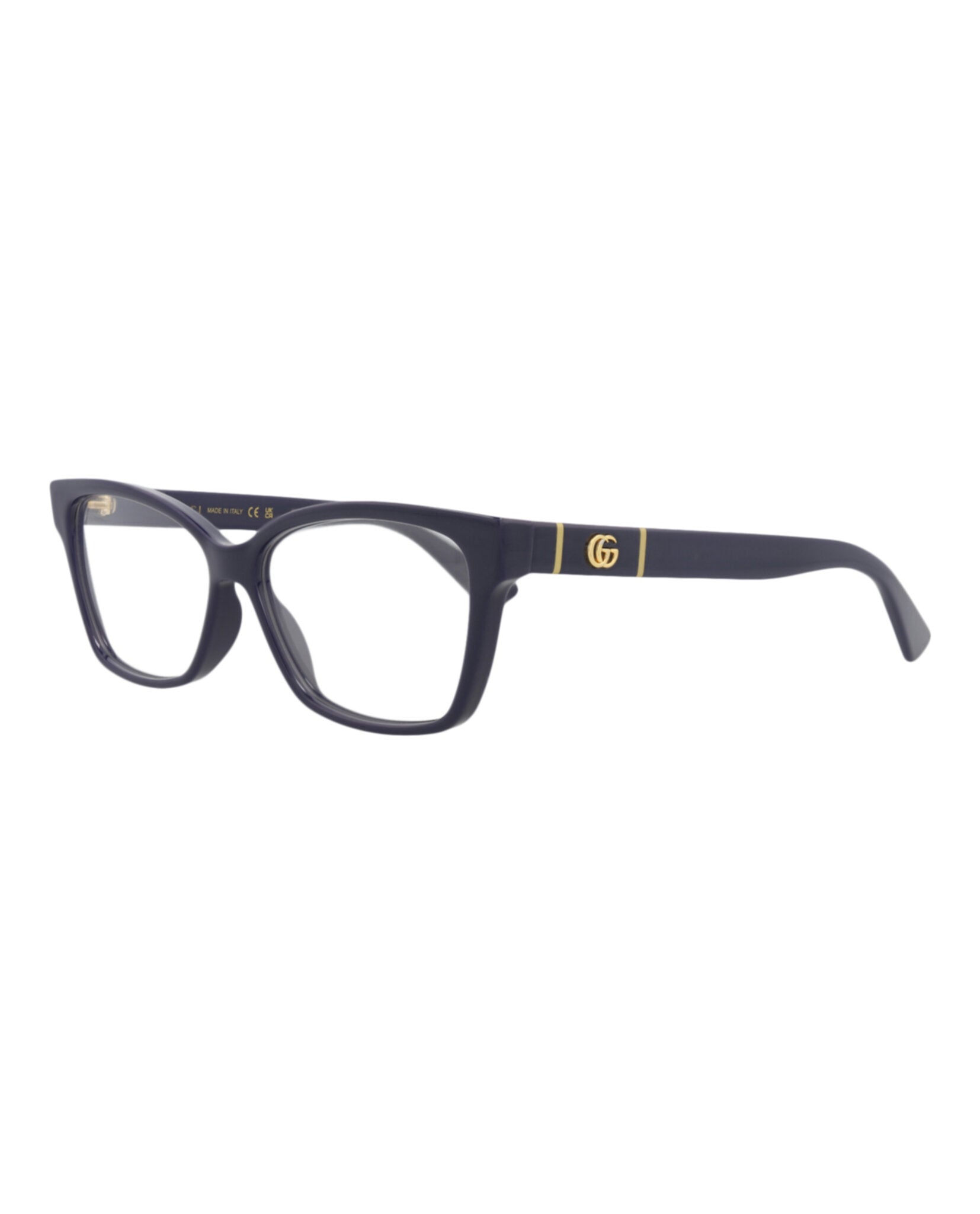Gucci Gucci Womens Cat Eye Blue Blue Transparent Fashion Designer Eyewear