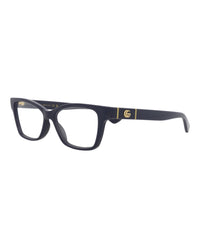 Gucci Gucci Womens Cat Eye Blue Blue Transparent Fashion Designer Eyewear