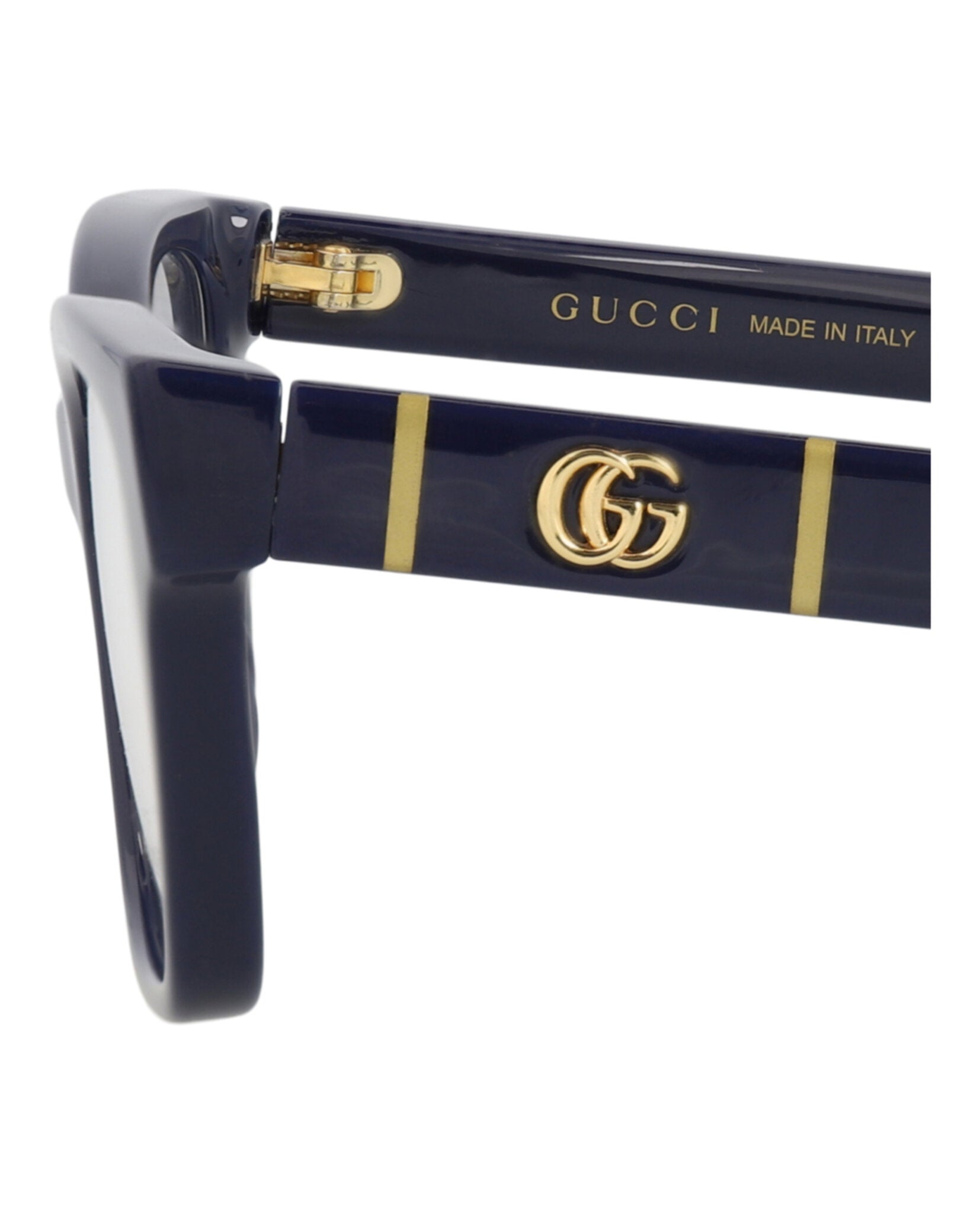 Gucci Gucci Womens Cat Eye Blue Blue Transparent Fashion Designer Eyewear