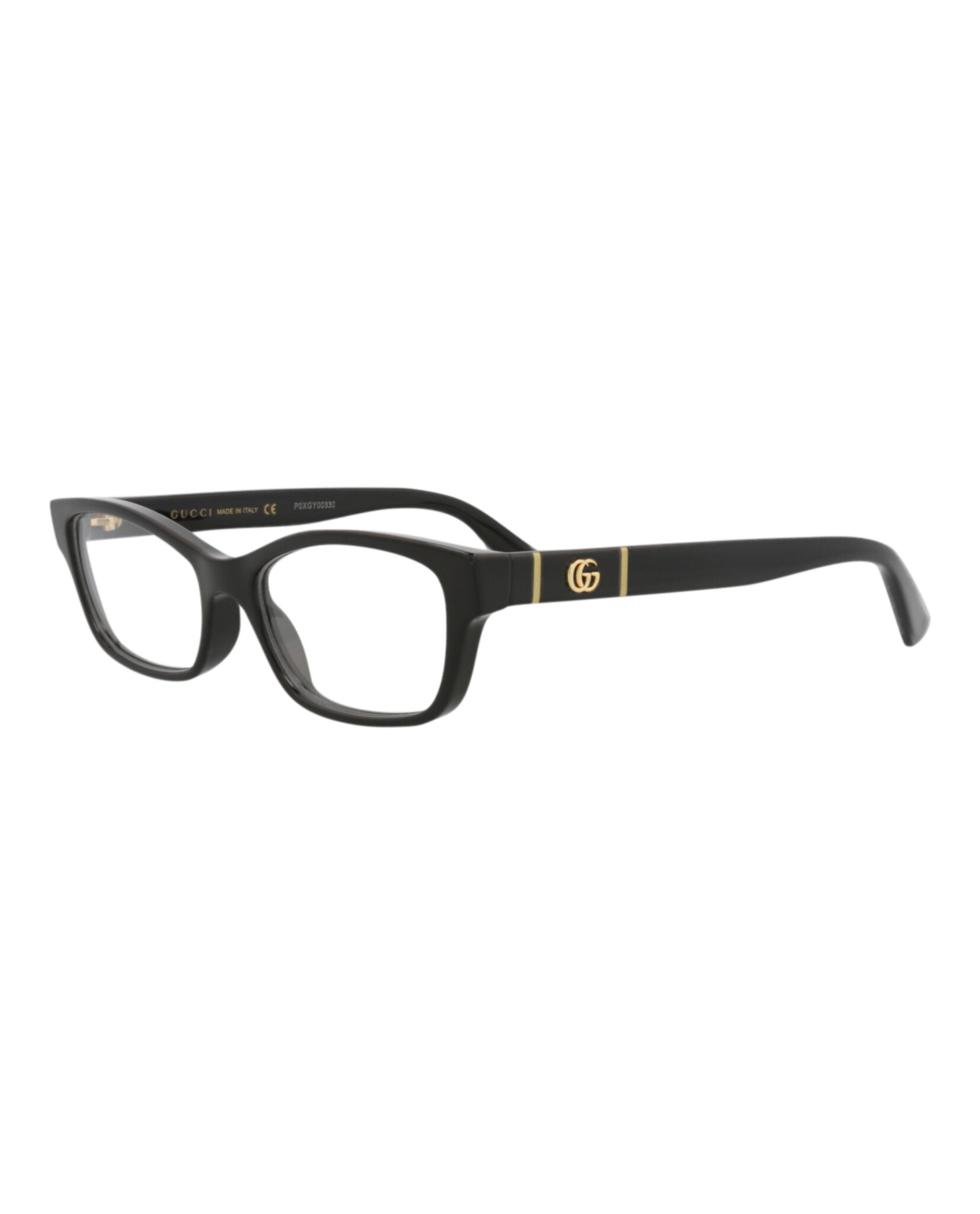 Gucci Gucci Womens Cat Eye Black Black Transparent Fashion Designer Eyewear
