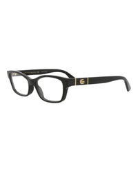 Gucci Gucci Womens Cat Eye Black Black Transparent Fashion Designer Eyewear