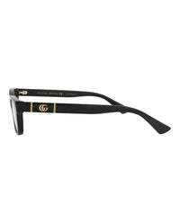 Gucci Gucci Womens Cat Eye Black Black Transparent Fashion Designer Eyewear