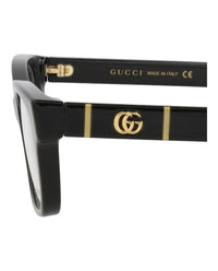 Gucci Gucci Womens Cat Eye Black Black Transparent Fashion Designer Eyewear