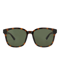 Gucci Gucci Mens Square/Rectangle Havana Havana Green Fashion Designer Eyewear