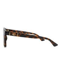 Gucci Gucci Mens Square/Rectangle Havana Havana Green Fashion Designer Eyewear