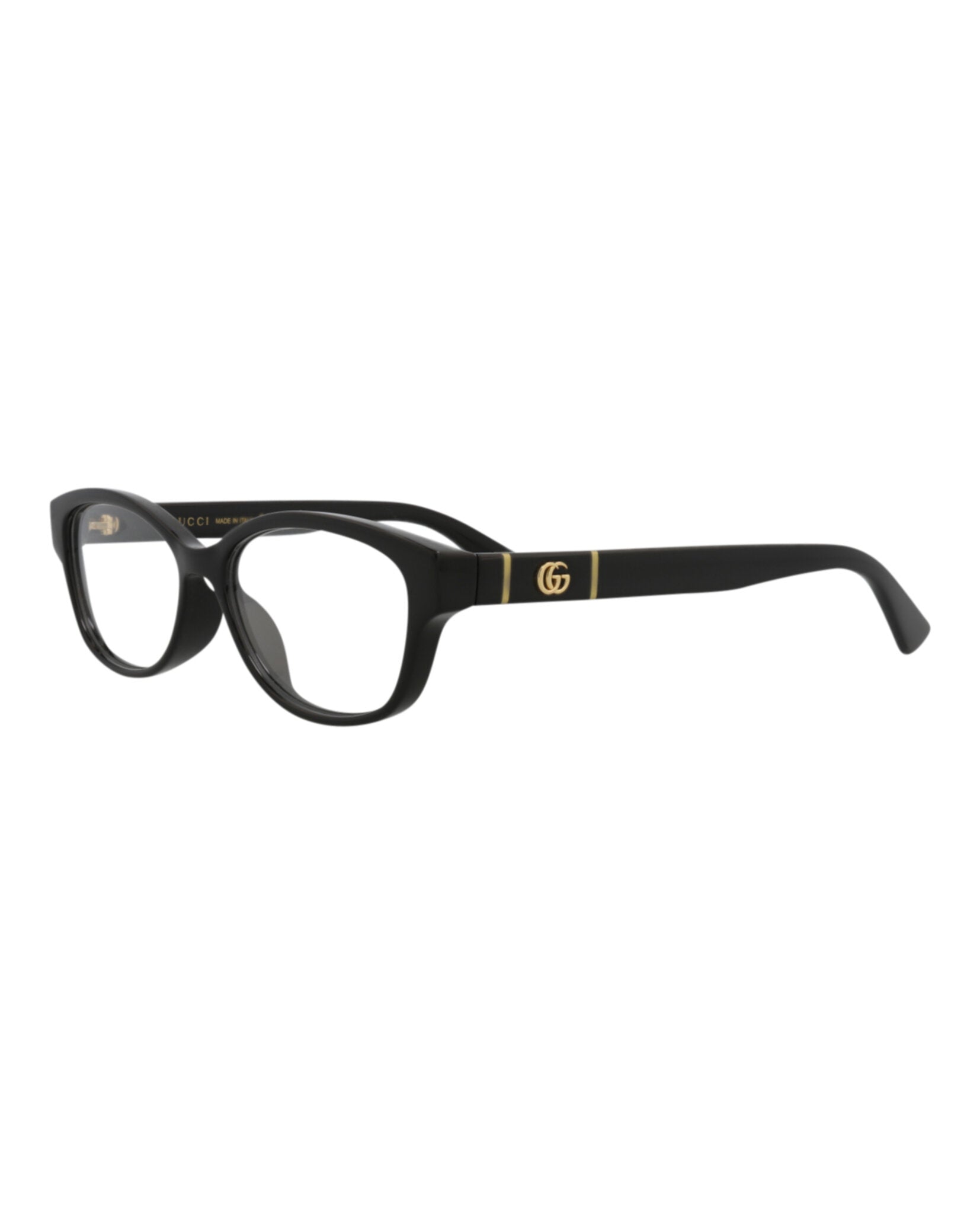 Gucci Gucci Womens Square/Rectangle Black Black Transparent Fashion Designer Eyewear