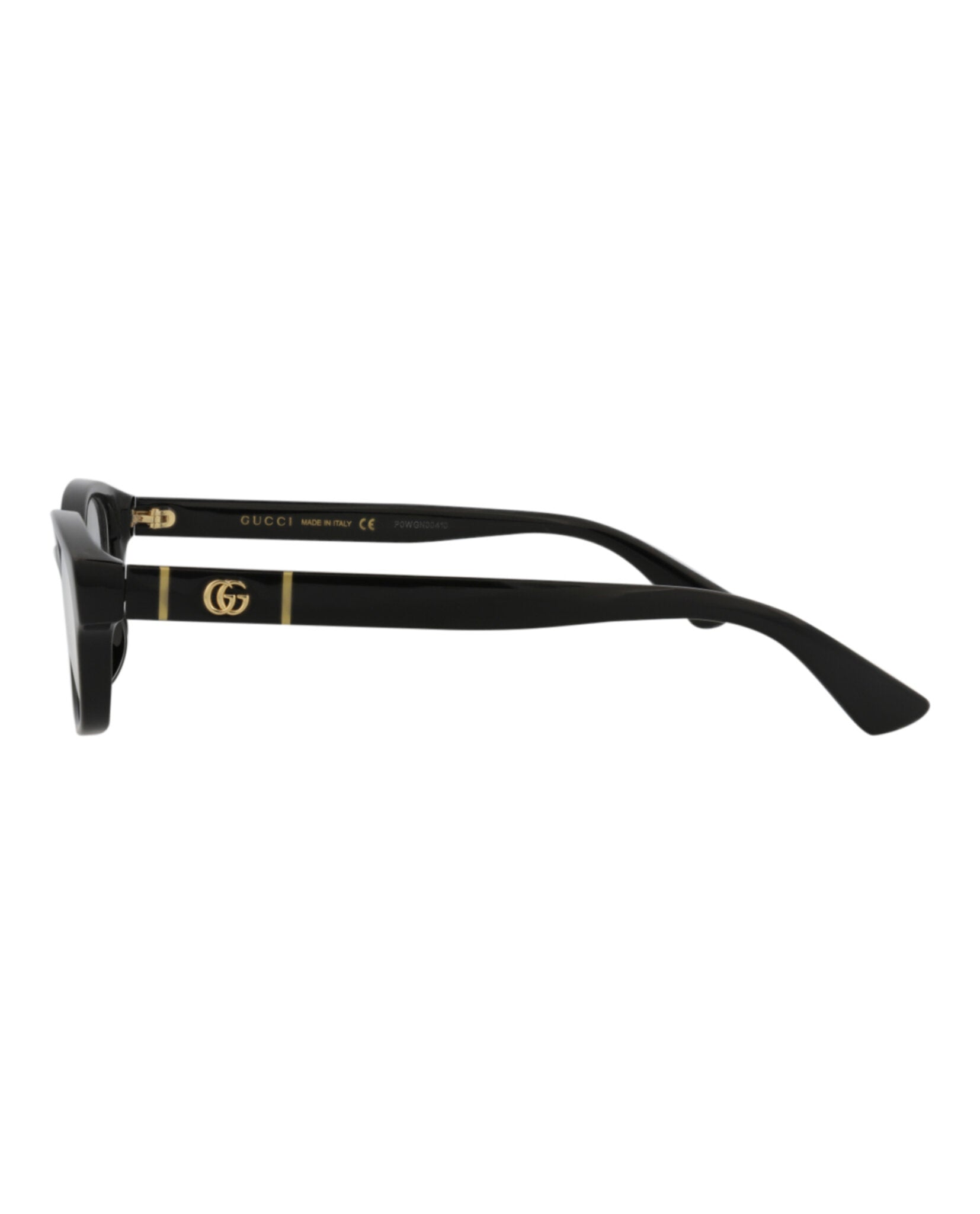 Gucci Gucci Womens Square/Rectangle Black Black Transparent Fashion Designer Eyewear