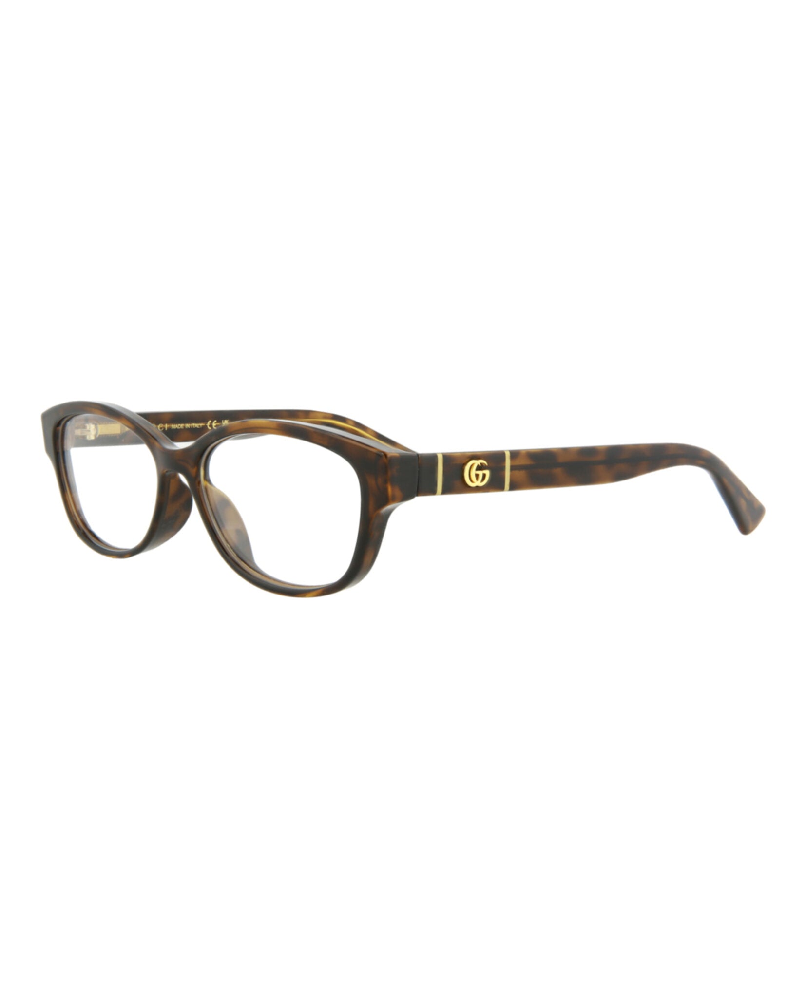 Gucci Gucci Womens Square/Rectangle Havana Havana Transparent Fashion Designer Eyewear