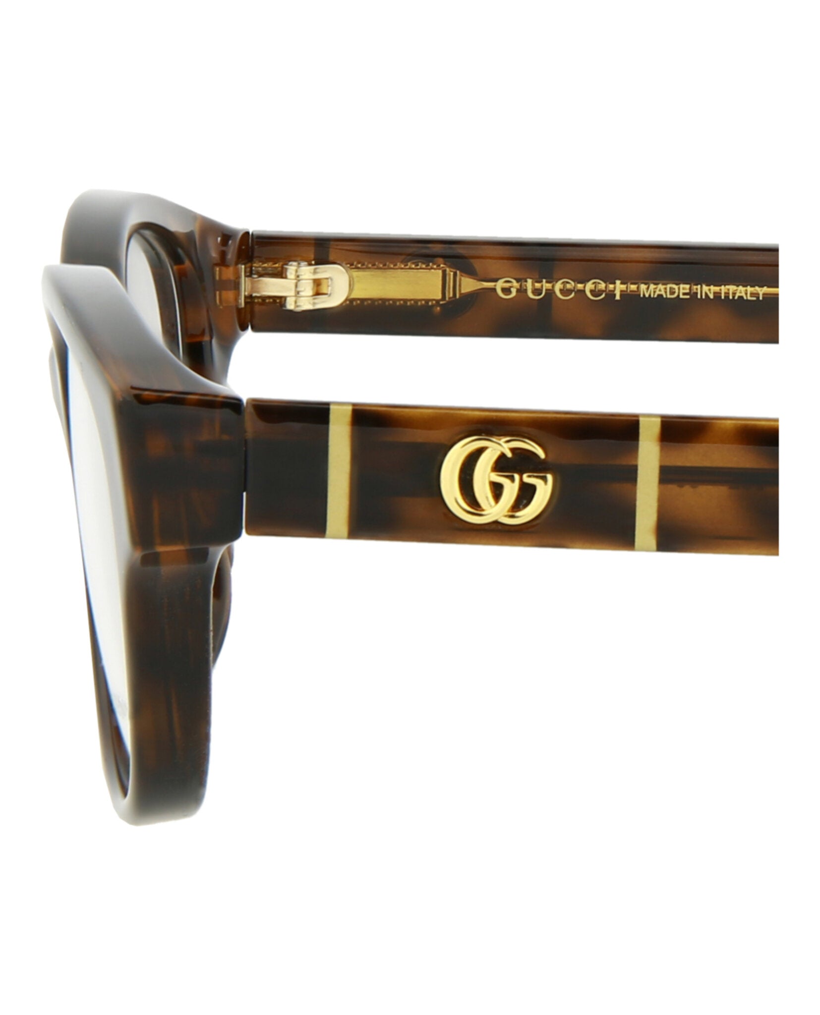 Gucci Gucci Womens Square/Rectangle Havana Havana Transparent Fashion Designer Eyewear