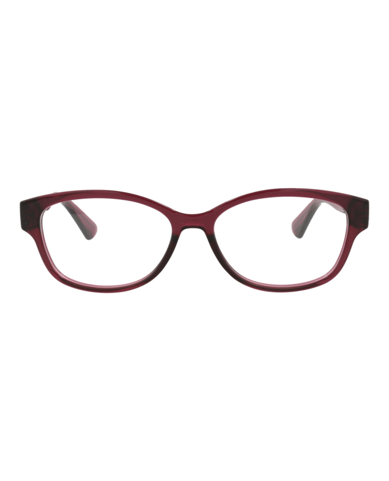 Gucci Gucci Womens Square/Rectangle Burgundy Burgundy Transparent Fashion Designer Eyewear