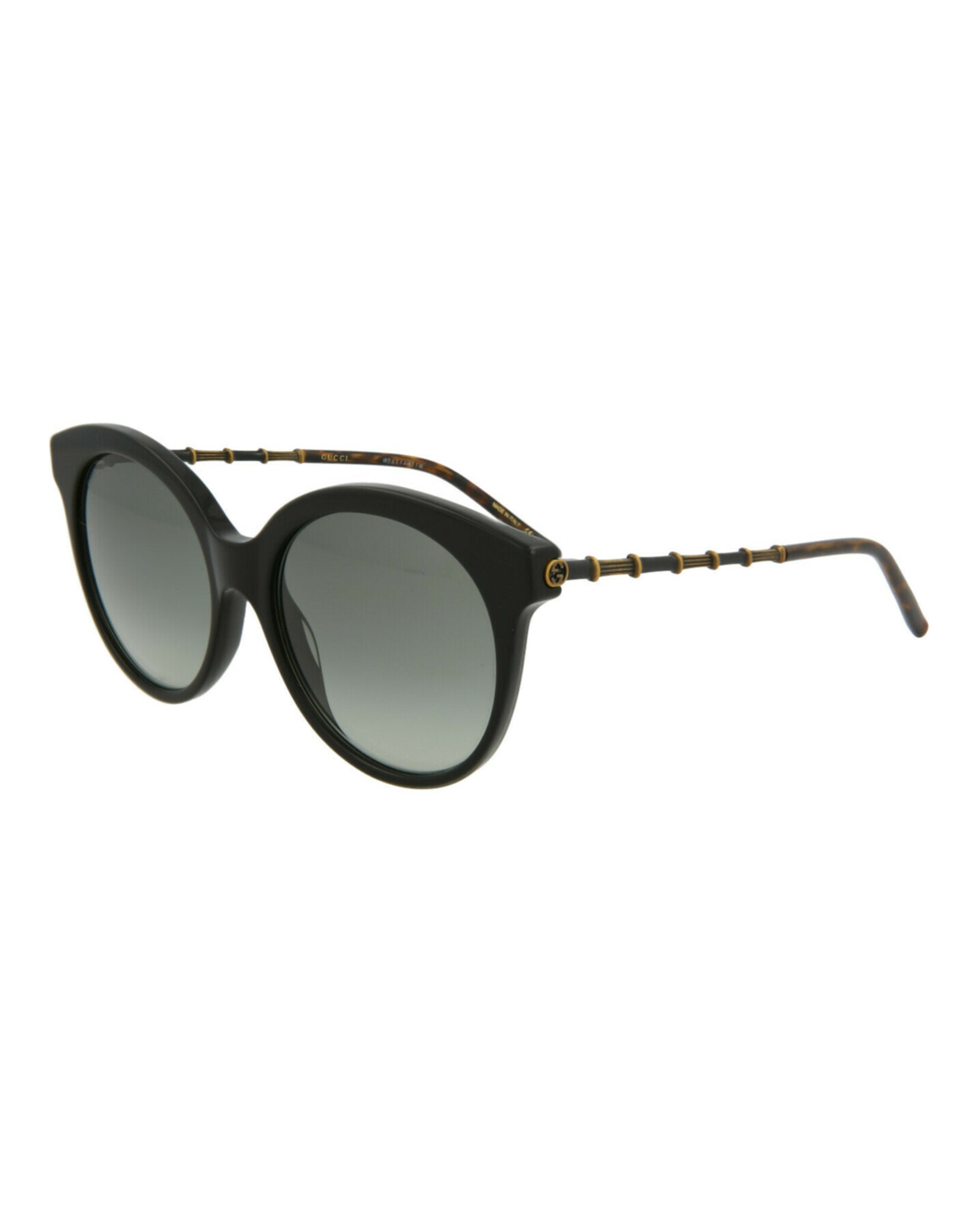 Gucci Gucci Womens Round/Oval Black Gold Grey Fashion Designer Eyewear