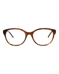 Gucci Womens Cat Eye Havana Gold Transparent Fashion Designer Eyewear