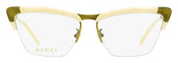 Gucci Bamboo Signature Eyeglasses GG0660O 002 Ivory/Antique Gold 58mm