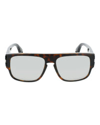 Gucci Mens Square/Rectangle Havana Black Silver Fashion Designer Eyewear