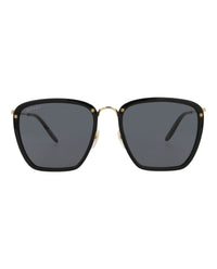 Gucci Mens Square/Rectangle Black Gold Grey Fashion Designer Eyewear