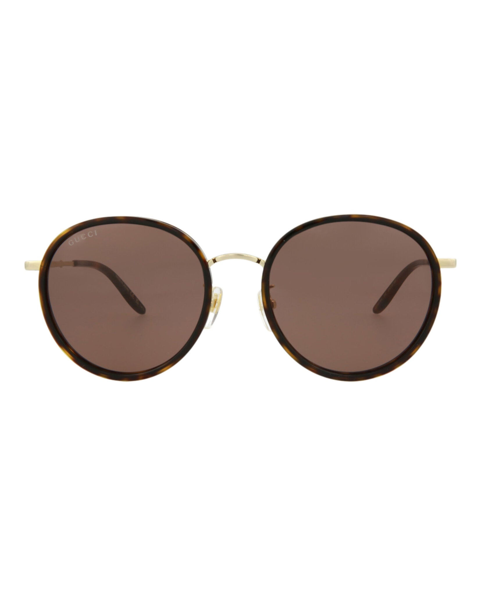 Gucci Mens Round/Oval Havana Gold Brown Fashion Designer Eyewear
