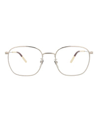 Gucci Gucci Mens Square/Rectangle Silver Silver Transparent Fashion Designer Eyewear