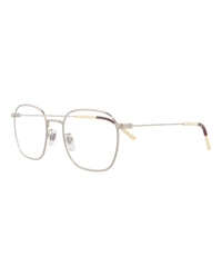 Gucci Gucci Mens Square/Rectangle Silver Silver Transparent Fashion Designer Eyewear