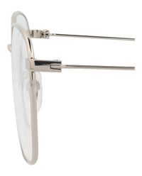 Gucci Gucci Mens Square/Rectangle Silver Silver Transparent Fashion Designer Eyewear