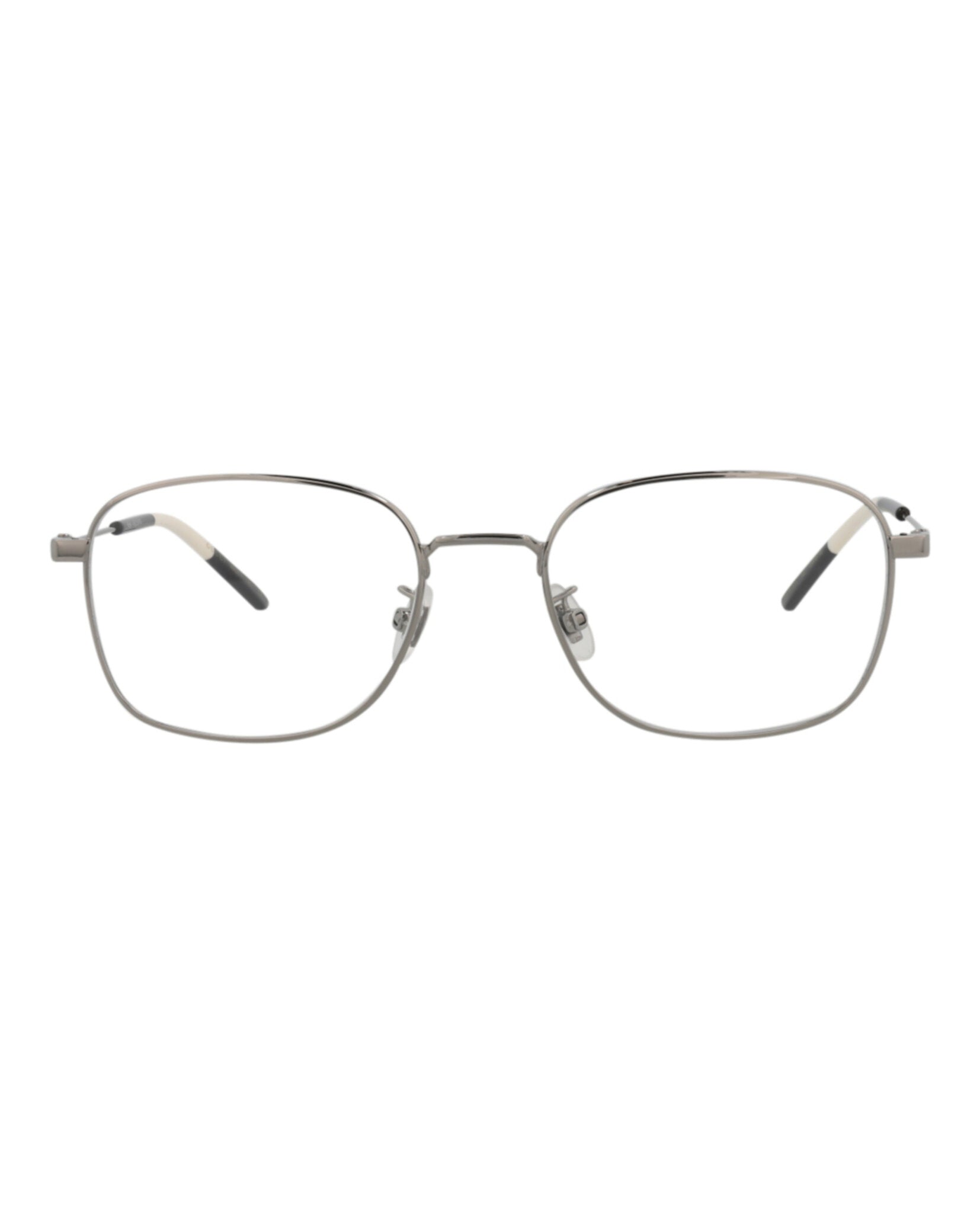 Gucci Mens Square/Rectangle Ruthenium Ruthenium Transparent Fashion Designer Eyewear