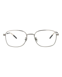 Gucci Mens Square/Rectangle Ruthenium Ruthenium Transparent Fashion Designer Eyewear