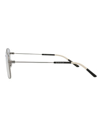 Gucci Mens Square/Rectangle Ruthenium Ruthenium Transparent Fashion Designer Eyewear