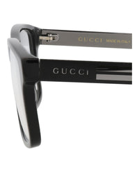 Gucci Gucci Mens Square/Rectangle Black Black Transparent Fashion Designer Eyewear