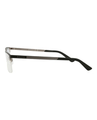 Gucci Mens Square/Rectangle Black Black Transparent Fashion Designer Eyewear