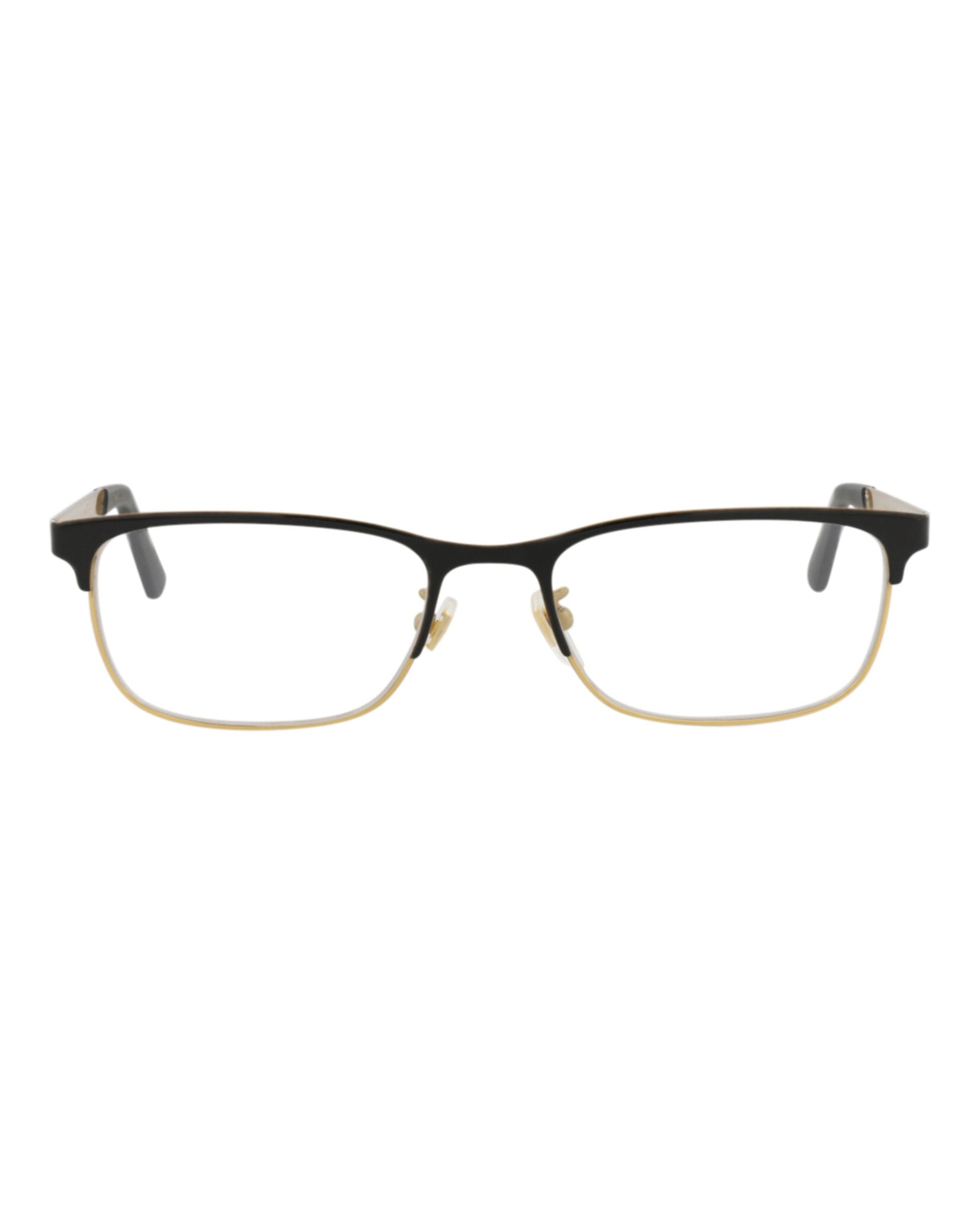 Gucci Gucci Mens Square/Rectangle Black Black Transparent Fashion Designer Eyewear