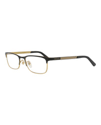 Gucci Gucci Mens Square/Rectangle Black Black Transparent Fashion Designer Eyewear