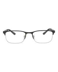 Gucci Gucci Mens Square/Rectangle Ruthenium Black Transparent Fashion Designer Eyewear