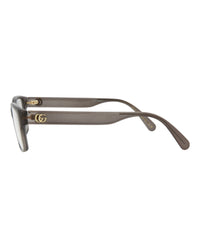 Gucci Gucci Womens Square/Rectangle Grey Grey Transparent Fashion Designer Eyewear