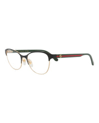 Gucci Gucci Womens Cat Eye Black Green Transparent Fashion Designer Eyewear