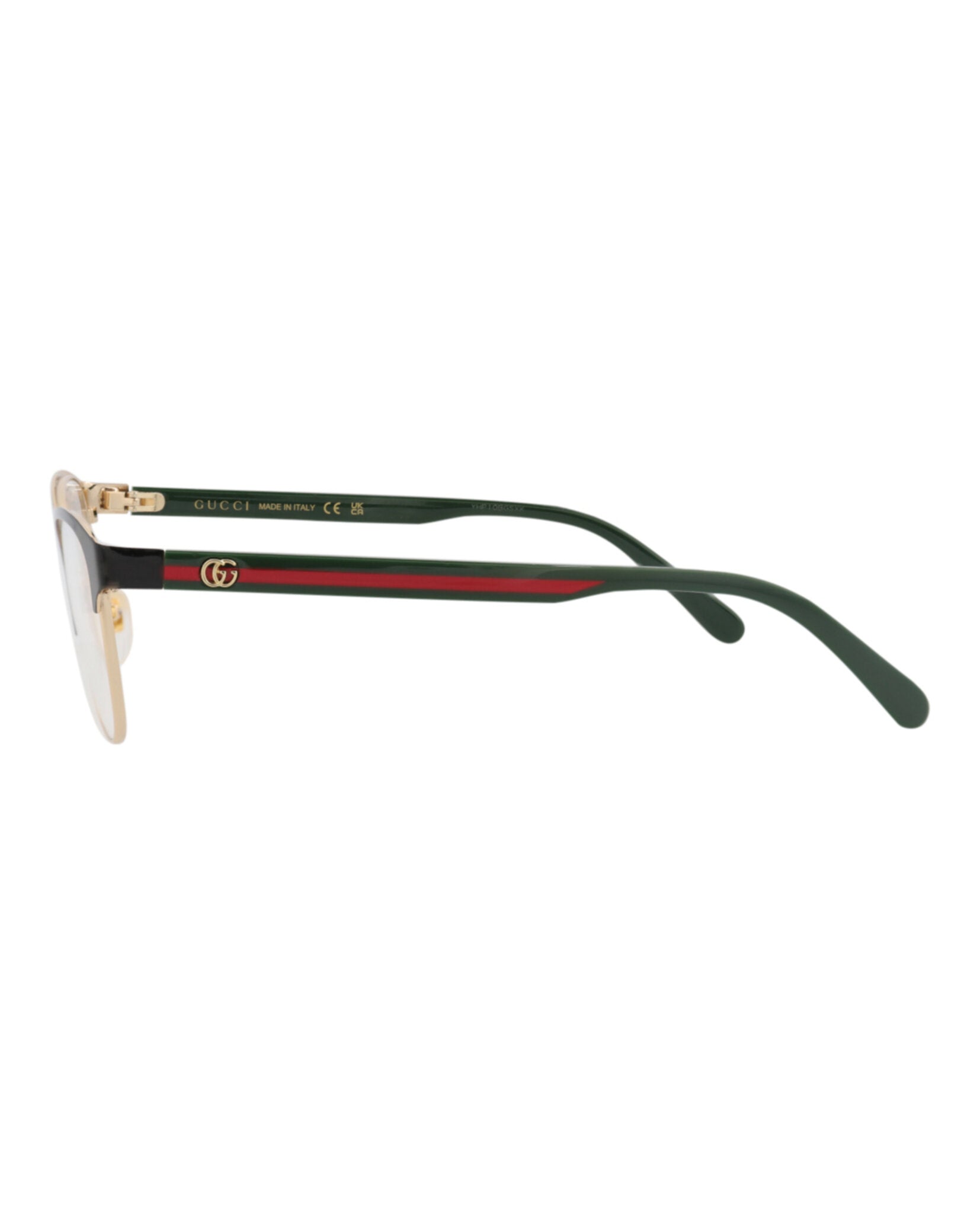 Gucci Gucci Womens Cat Eye Black Green Transparent Fashion Designer Eyewear