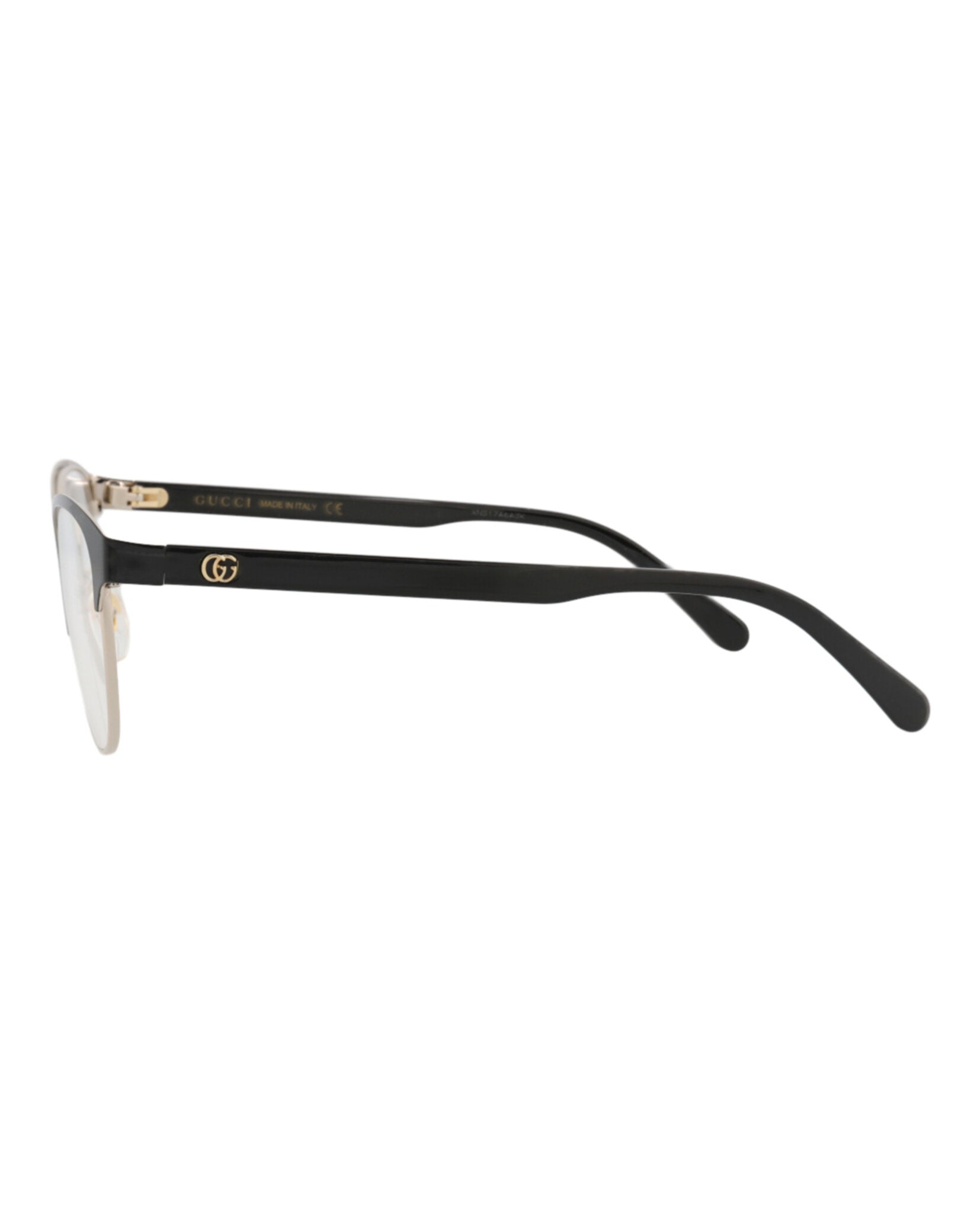 Gucci Gucci Womens Cat Eye Black Black Transparent Fashion Designer Eyewear