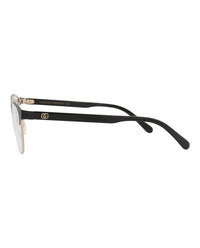 Gucci Gucci Womens Cat Eye Black Black Transparent Fashion Designer Eyewear