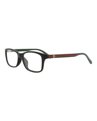 Gucci Gucci Womens Square/Rectangle Black Green Transparent Fashion Designer Eyewear