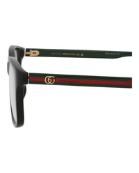 Gucci Gucci Womens Square/Rectangle Black Green Transparent Fashion Designer Eyewear