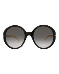 Gucci Womens Round/Oval Black Gold Grey Fashion Designer Eyewear