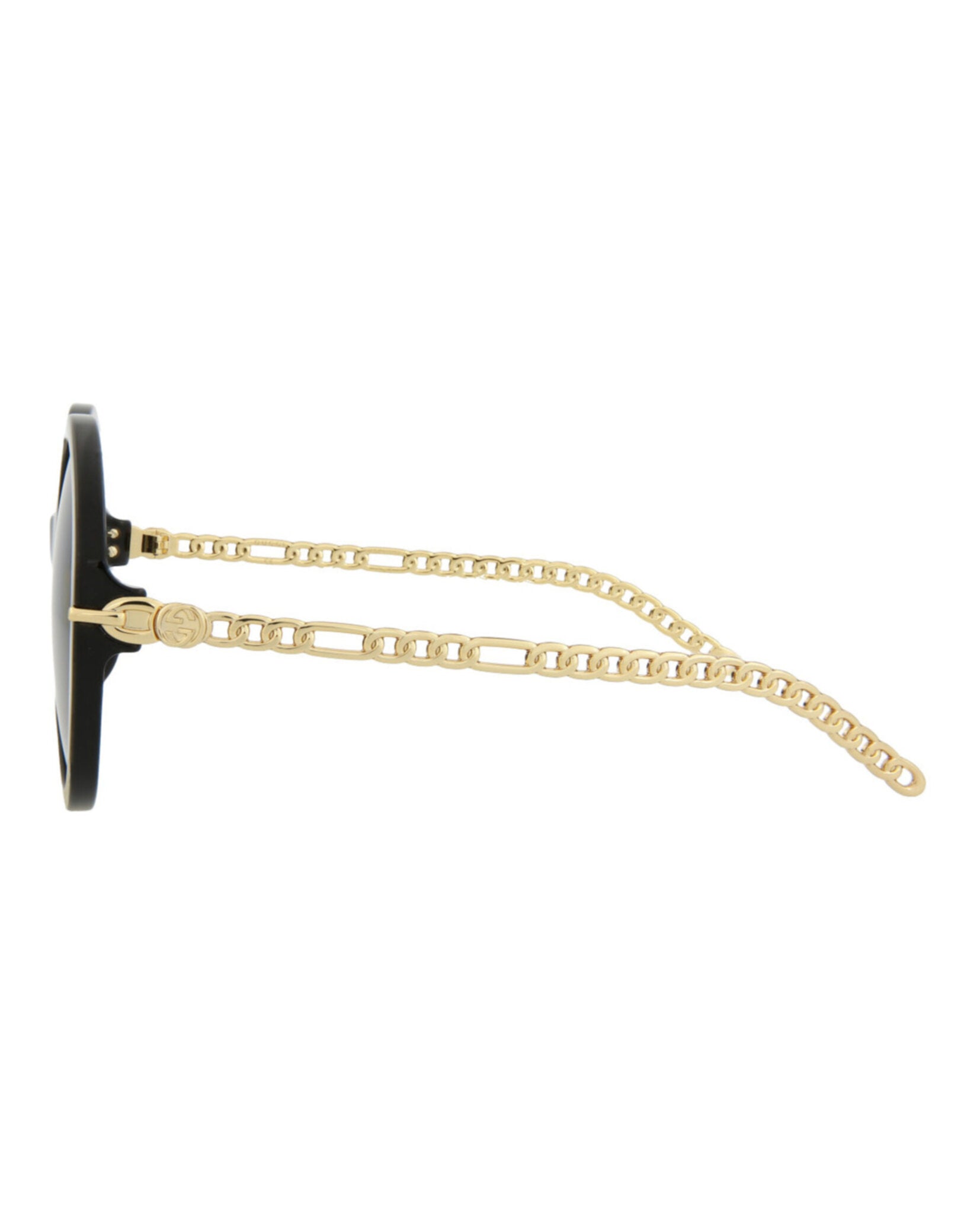 Gucci Womens Round/Oval Black Gold Grey Fashion Designer Eyewear