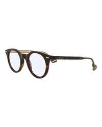 Gucci Mens Round/Oval Havana Havana Yellow Fashion Designer Eyewear