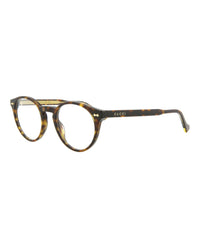 Gucci Unisex Round/Oval Havana Havana Transparent Fashion Designer Eyewear
