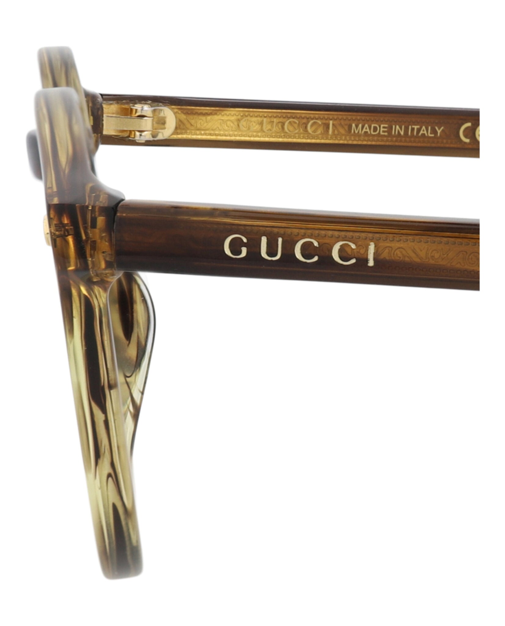 Gucci Gucci Unisex Round/Oval Havana Havana Transparent Fashion Designer Eyewear