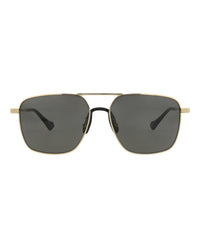 Gucci Mens Aviator Gold Gold Grey Fashion Designer Eyewear